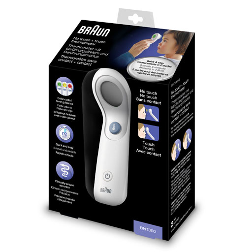 BRAUN NO touch touch Stirnthermometer  1 St