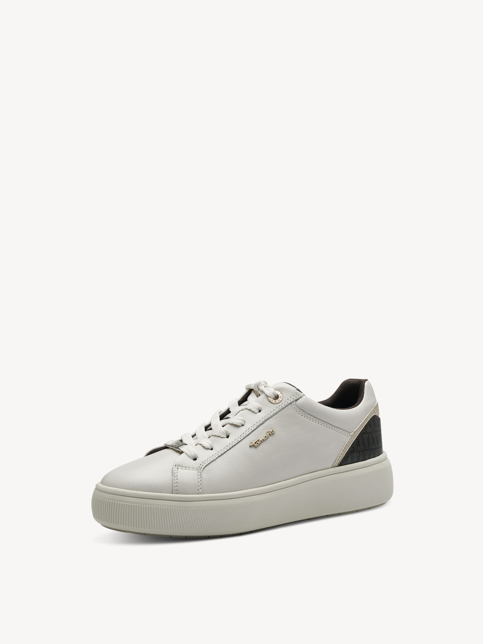 Basket en cuir - blanc