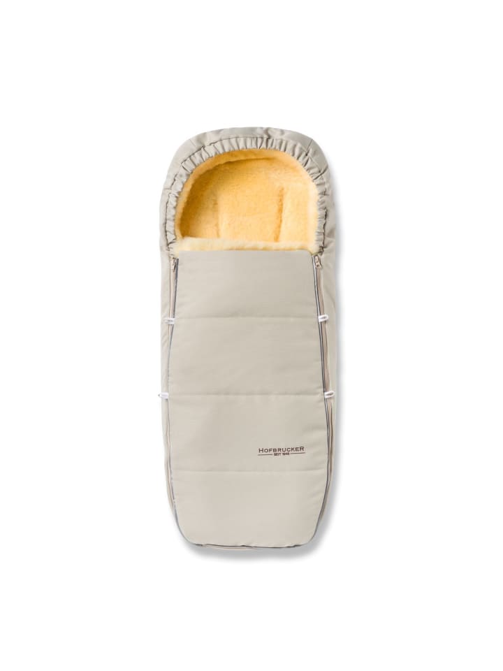 Hofbrucker Lammfell-Fußsack Alaska für Kinderwagen und Buggy in Beige günstig kaufen onesize