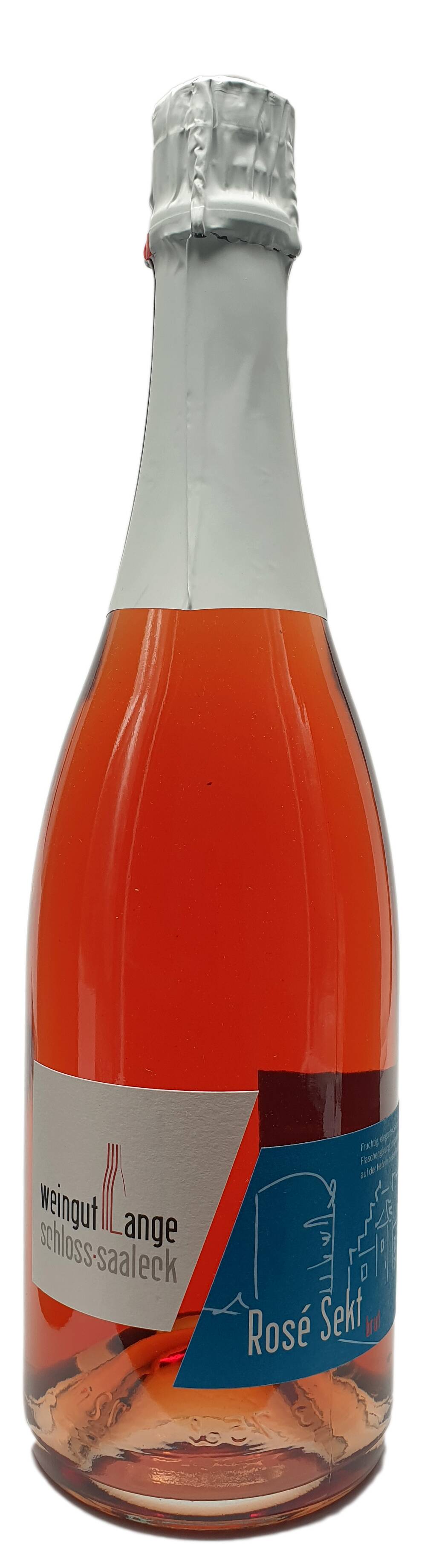 Weingut Lange - Schloss Saaleck Rosé Sekt brut - aus Spätburgunder und Zweigelt 2017