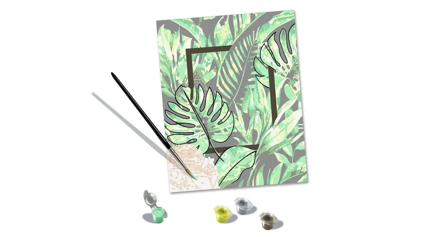 Ravensburger Beschäftigung - CreArt - Malen nach Zahlen 20272 – Calming Leaves