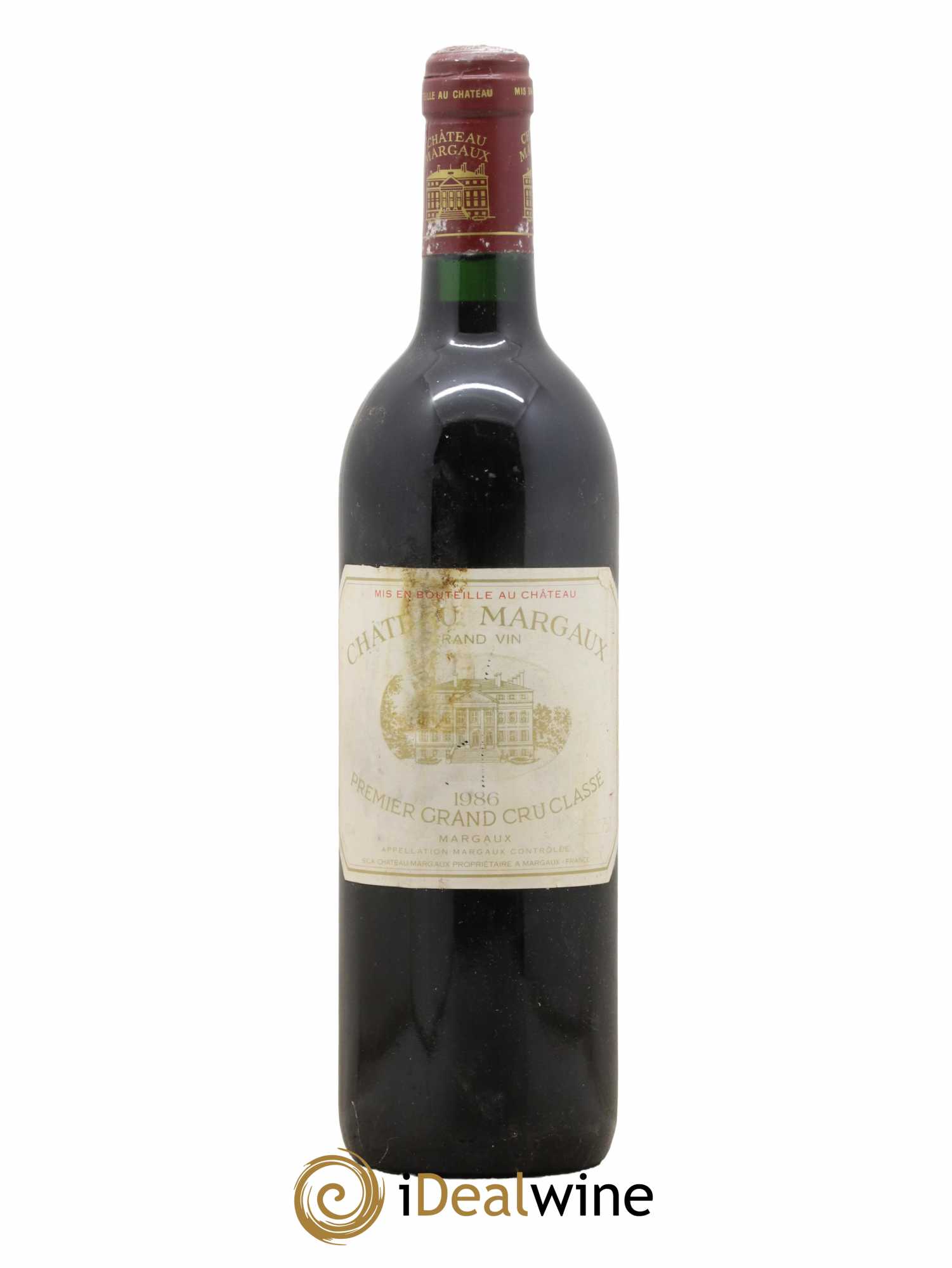 Château Margaux 1er Grand Cru Classé  1986 - Lot de 1 Bouteille
