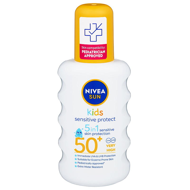 Nivea Nivea Sun SPF50 200 ml spray Sensitive Kids
