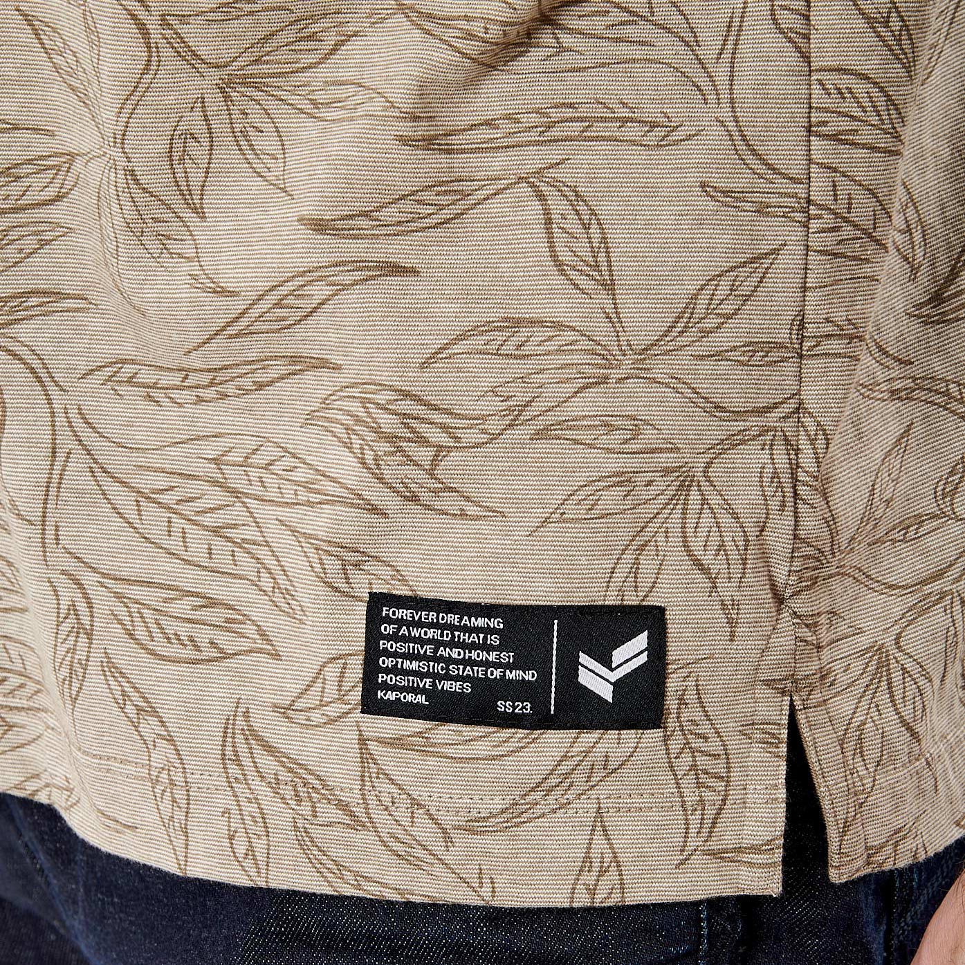 STERN  Polo beige Homme en 100% coton