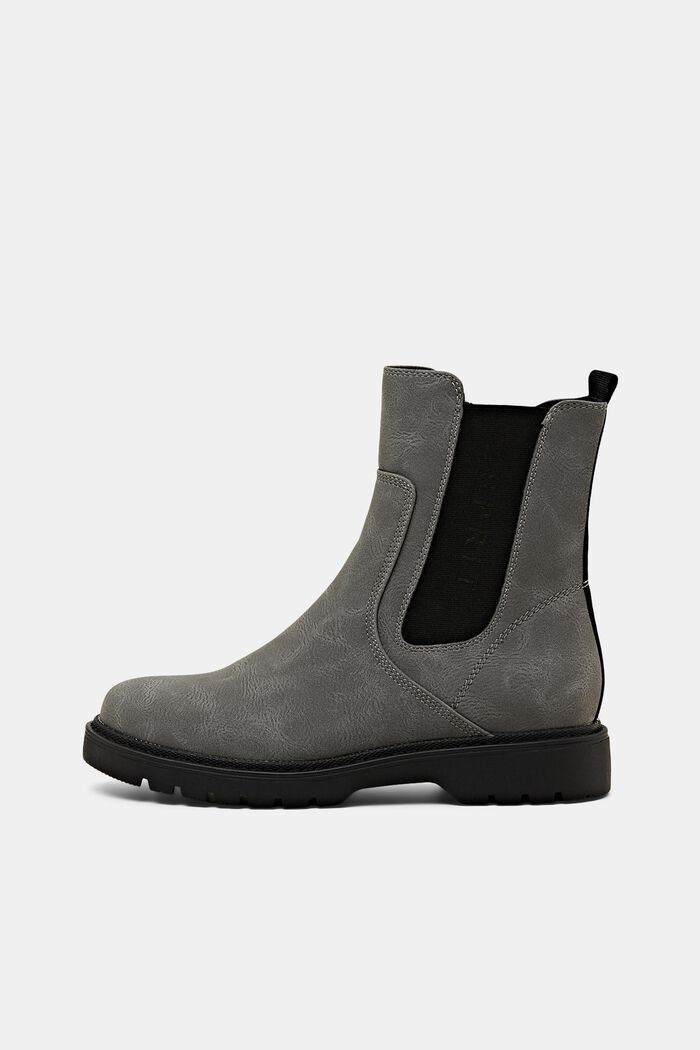 Stiefel in Leder-Optik