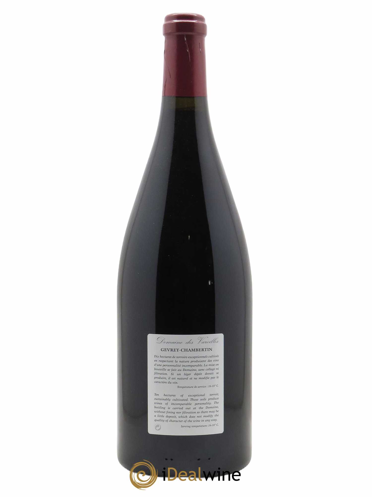 Gevrey-Chambertin 1er Cru Clos des Varoilles Monopole Varoilles (Domaine des)  2016 - Lot de 1 Magnum
