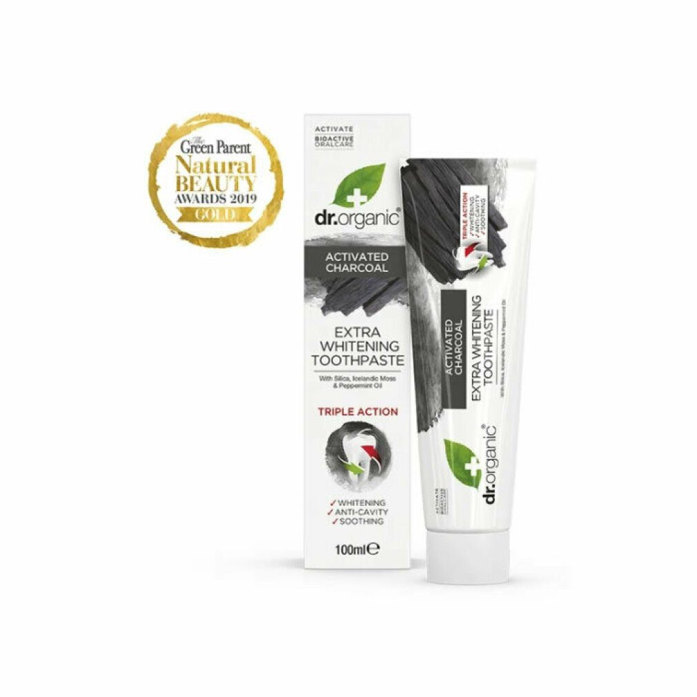 Dr. Organic Zahnpasta CARBÓN pasta de dientes 100 ml