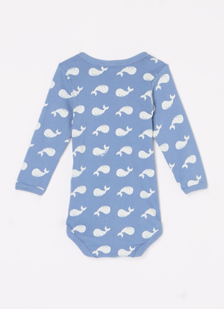 Petit Bateau zestaw 3 pajacyków z bawełny organicznej