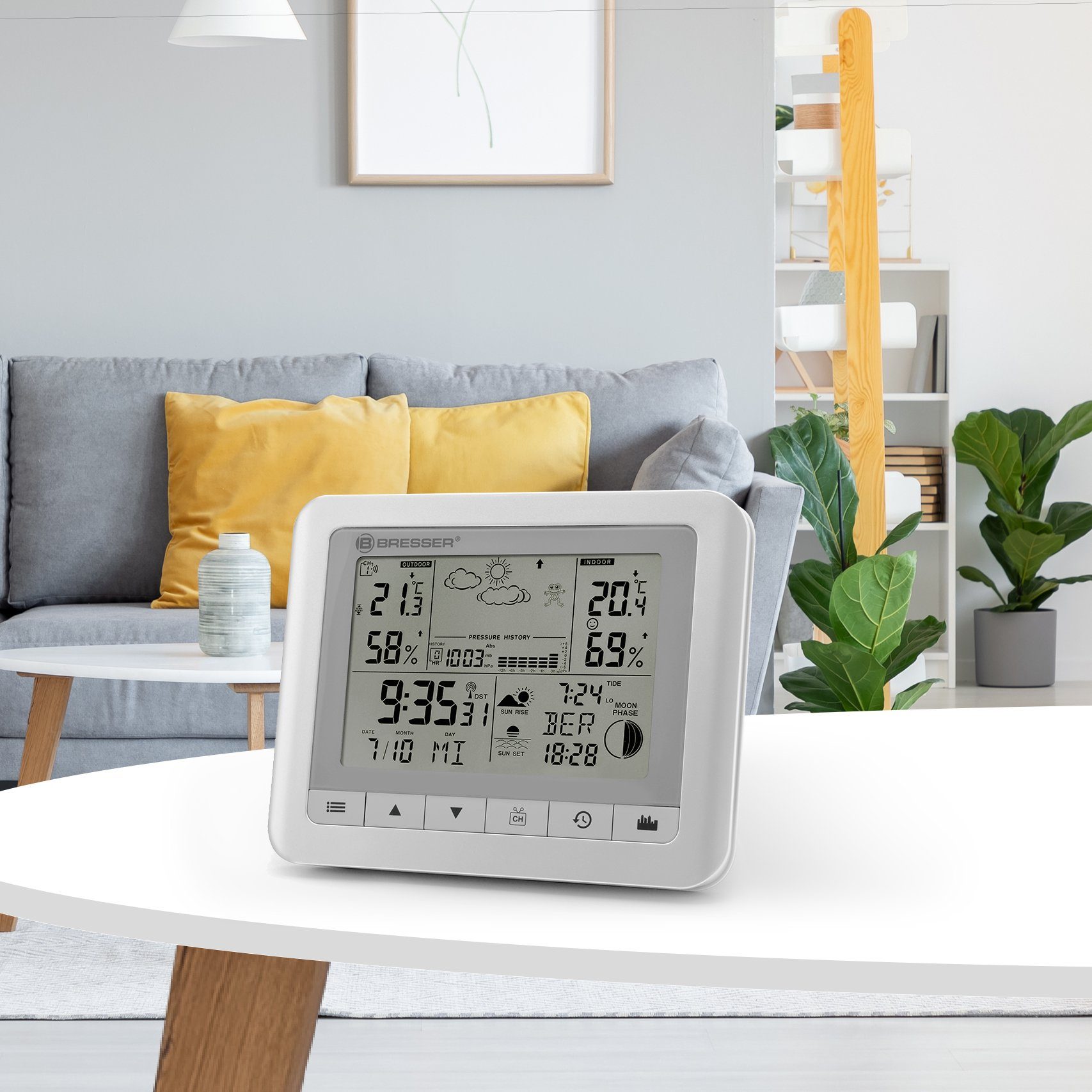 BRESSER BRESSER ClimaTrend WF Wetterstation Funkwetterstation
