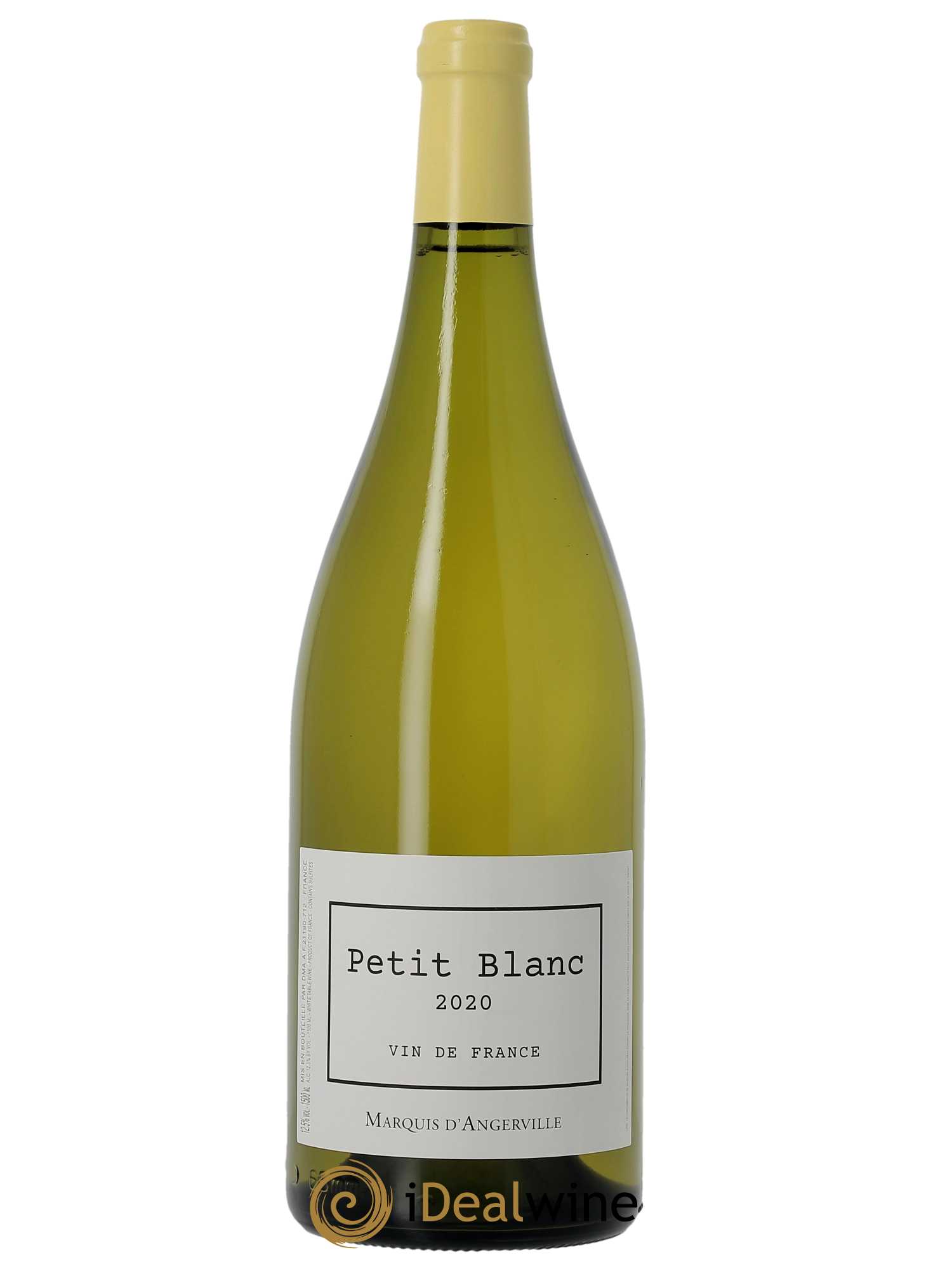 Vin de France Petit blanc Marquis d'Angerville (Domaine)  2020 - Lot de 1 Magnum