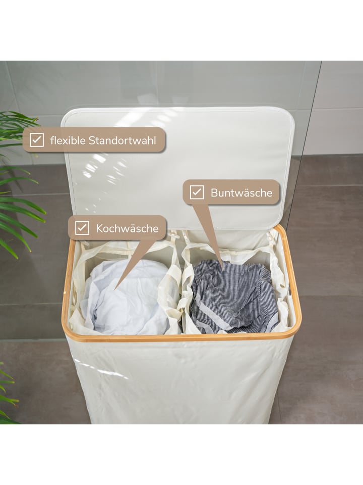 bremermann Wäschesammler 145 L beige günstig kaufen onesize
