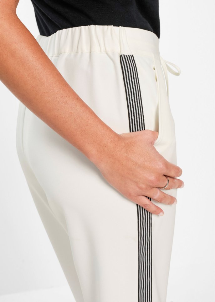 Schlupfhose mit Zierstreifen