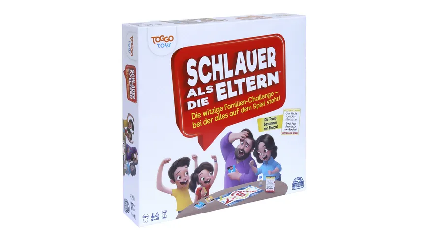 Spin Master Games - Schlauer als die Eltern, spaßiges Quiz- und Actionspiel, bei dem Kinder gegen Eltern spielen