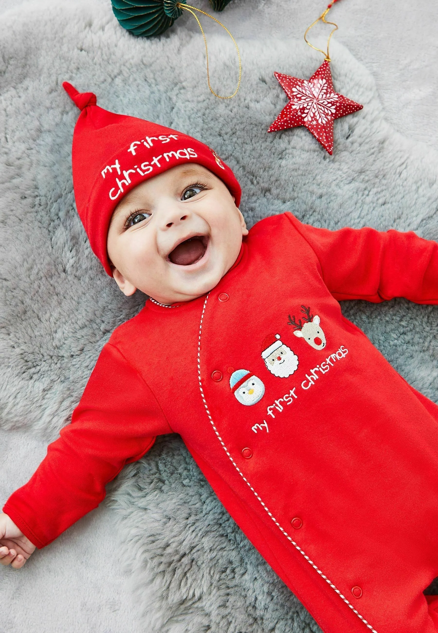JoJo Maman Bébé MI PRIMERA NAVIDAD - Mono