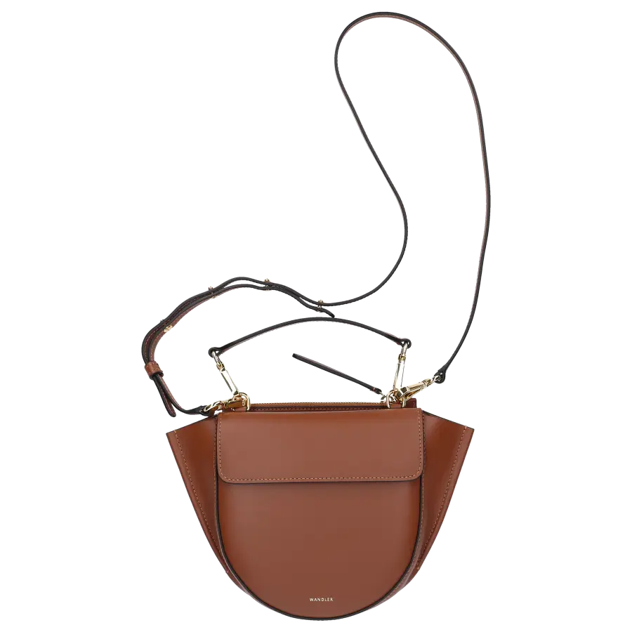 Wandler - Handtasche HORTENSIA MINI Kalbseder - braun