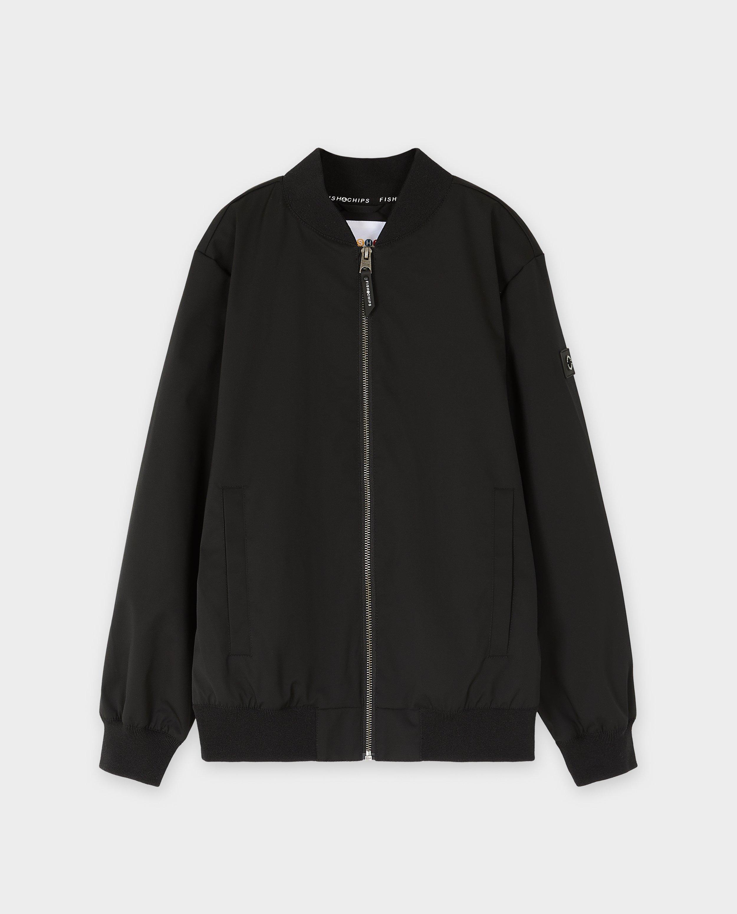 Fish & Chips fekete bomber fekete
