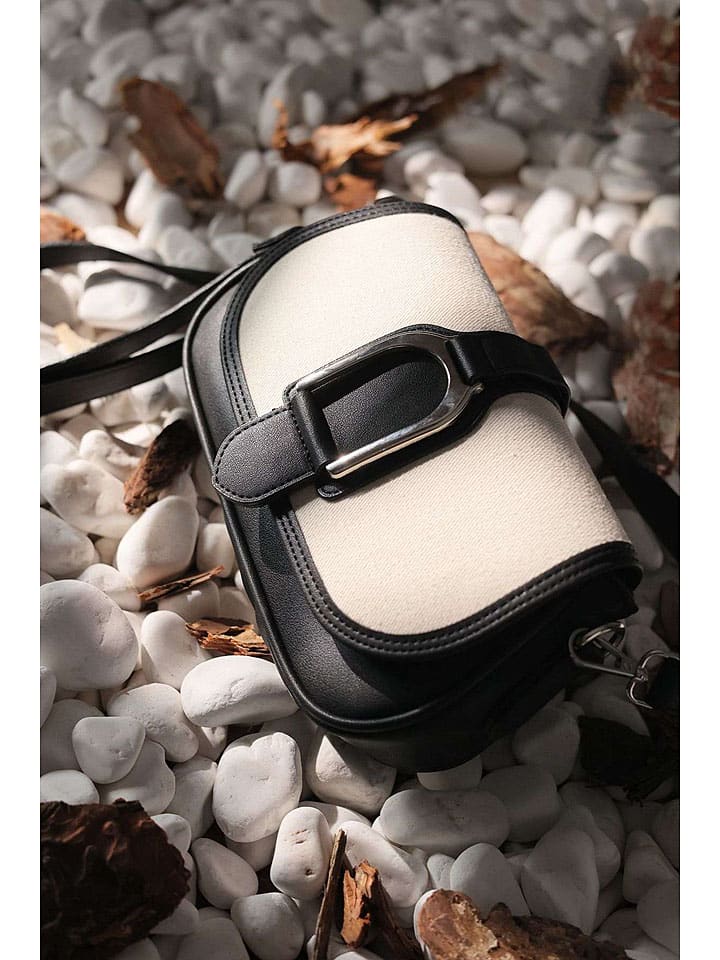 Lucky Bees Umhängetasche in Schwarz/ Creme - (B)24 x (H)14 x (T)6 cm günstig kaufen onesize