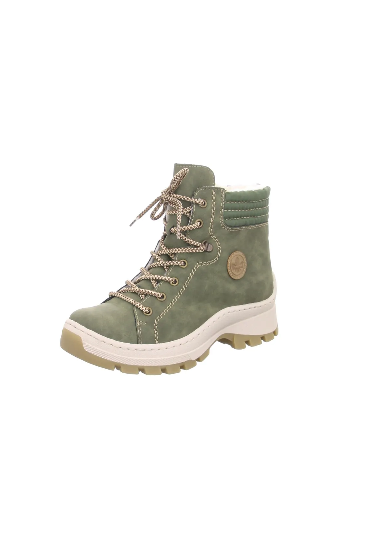 Rieker  Stiefelette - Grün - Flacher Absatz