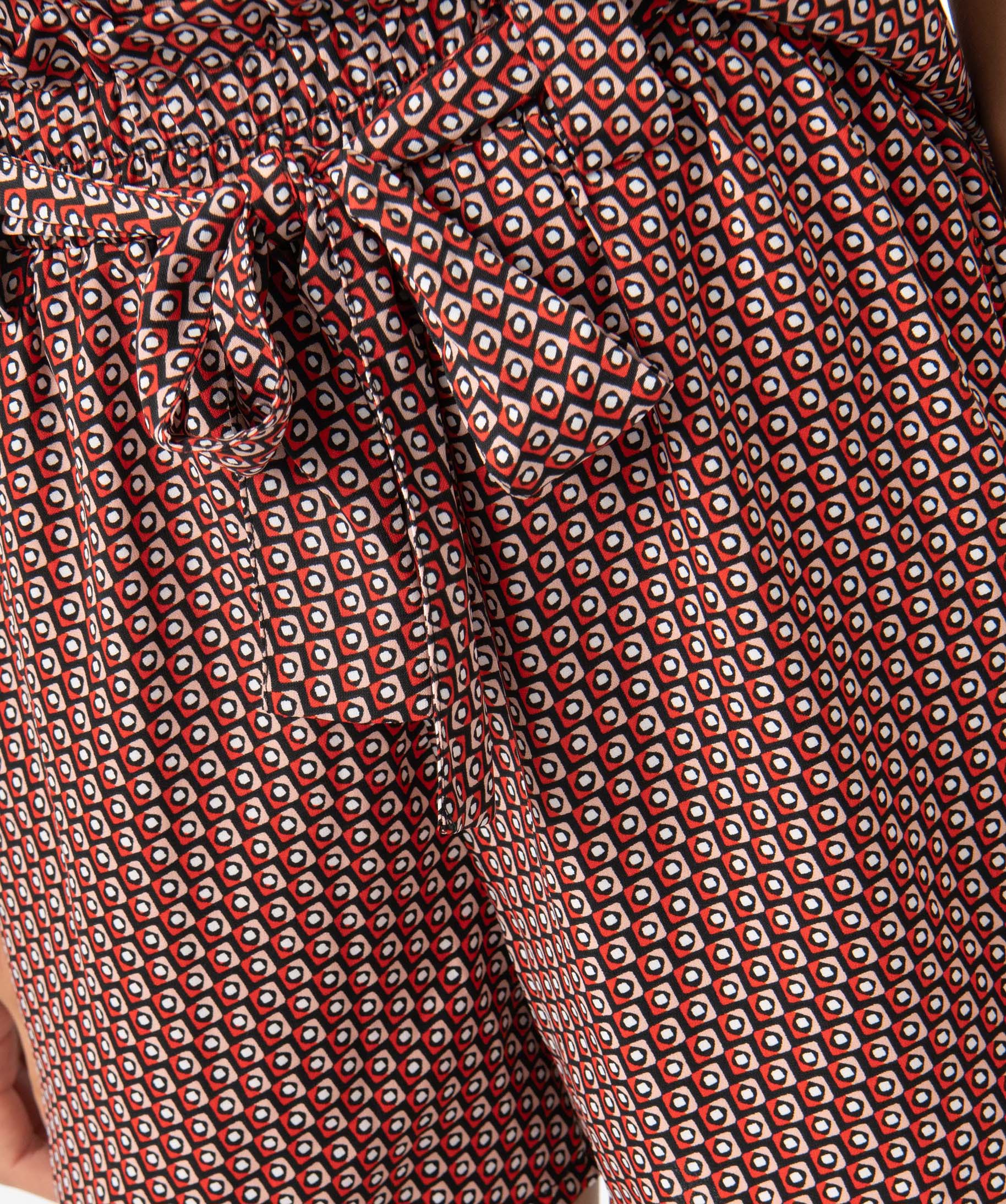 Short femme imprimé avec ceinture à nouer imprime | GEMO