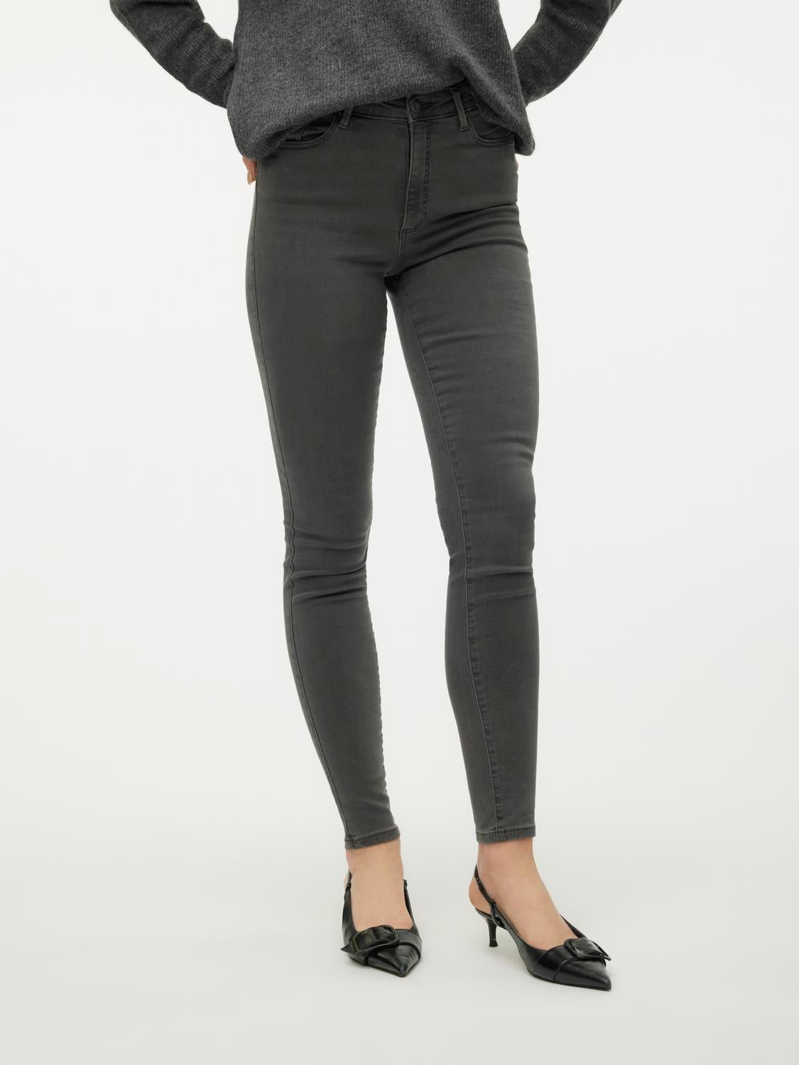 VMSOPHIA Hohe Taille Skinny Fit Jeans