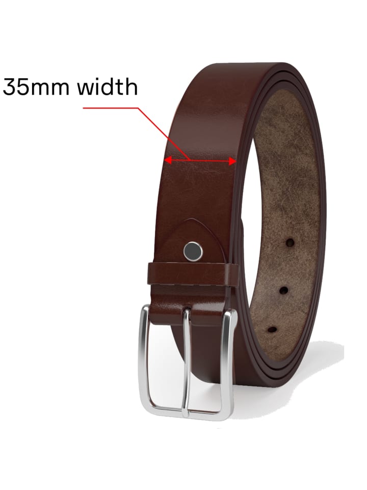 Kmisso Gürtel in Dark Brown günstig kaufen