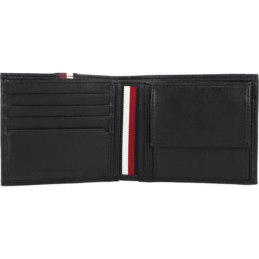 TOMMY HILFIGER TH Prem Lea Geldbörse RFID Schutz Leder 11.5 cm