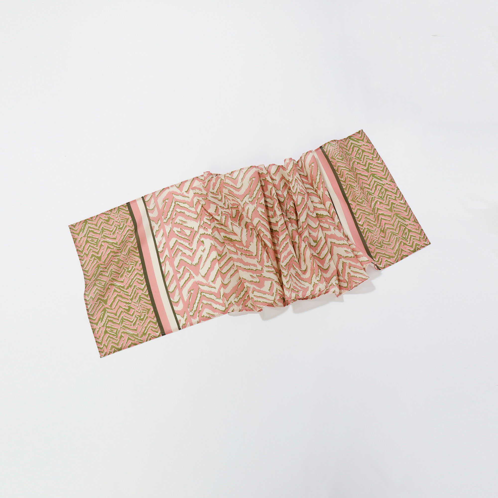 Foulard fabriqué en France imprimé cachemire, 198 x 38 cm