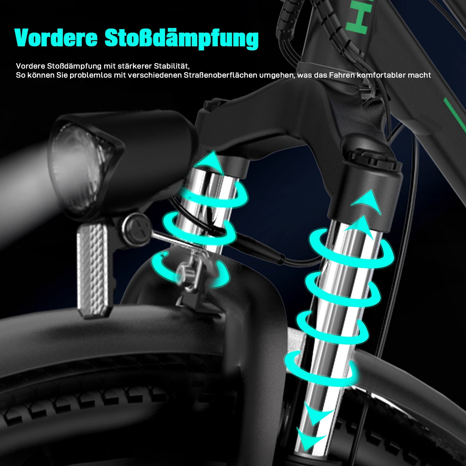 HITWAY E-Bike 26 Zoll Elektrofahrrad mit 250W,36V/11.2Ah,25km/h, für Damen Herren, 7 Gang Shimano, Kettenschaltung, Heckmotor, Elektrofahrrad für Damen und Herren 165 - 185 cm, innerhalb der StVZO