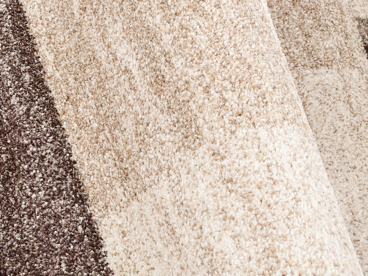 Webteppich Castle Diamant Beige-Braun 65 x 130 cm