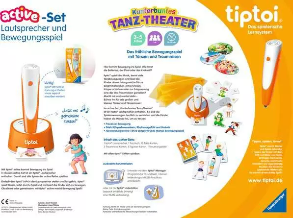 tiptoi® ACTIVE Set Kunterbuntes Tanz-Theater - Lernspiel ab 3 Jahren