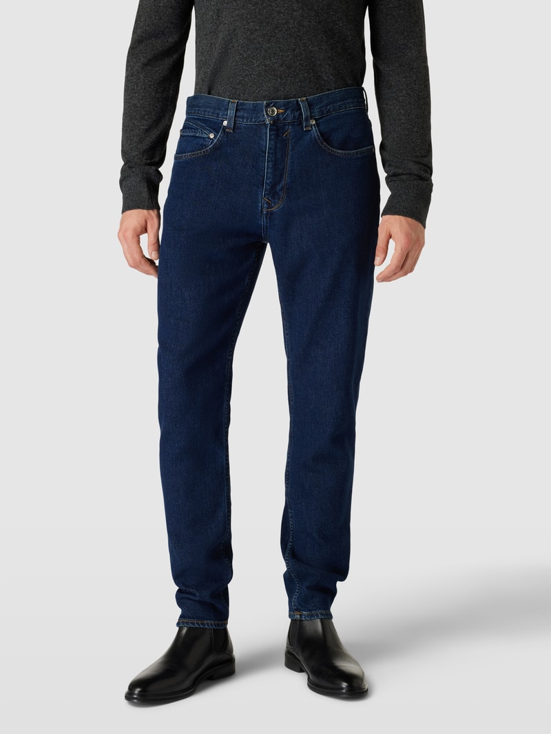 Regular Fit Jeans mit Eingrifftaschen Modell 'Jorden' in dunkelblau