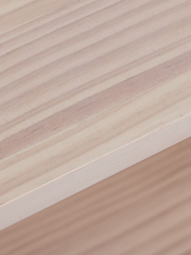 Mesa de centro SOLLERUP 50x110 com prateleiras, pinho maciço