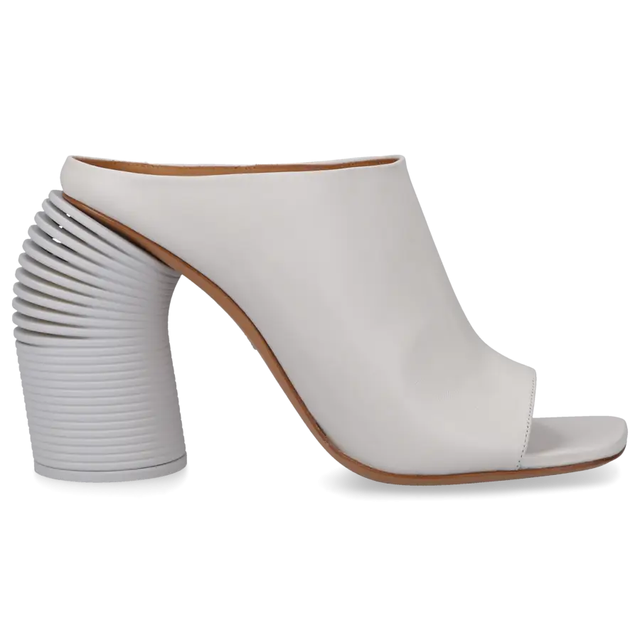 Off-White - Pantoletten SPRING Nappaleder - weiß