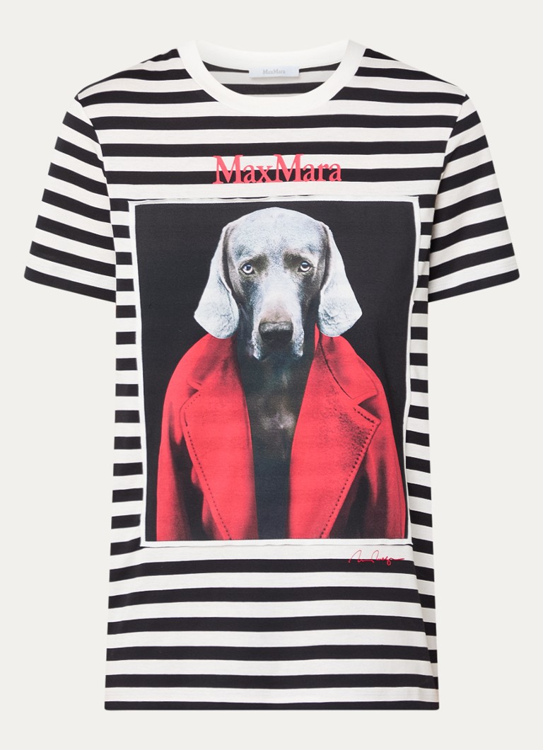 MaxMara Rosso T-shirt with front and back print