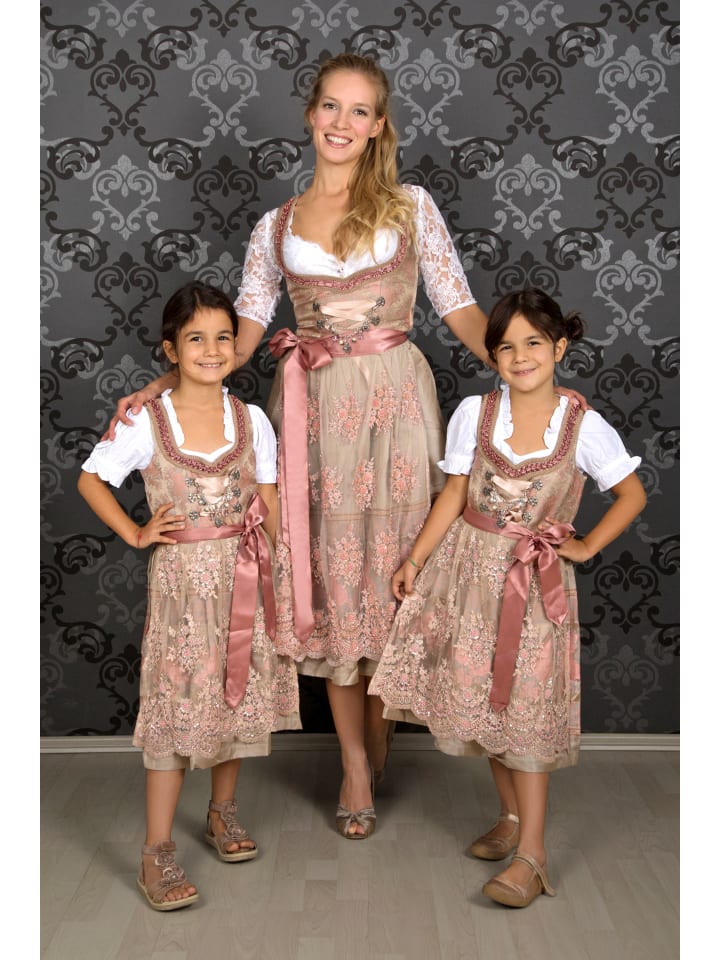 Edelnice Kinder Dirndl Rosalie in rose günstig kaufen
