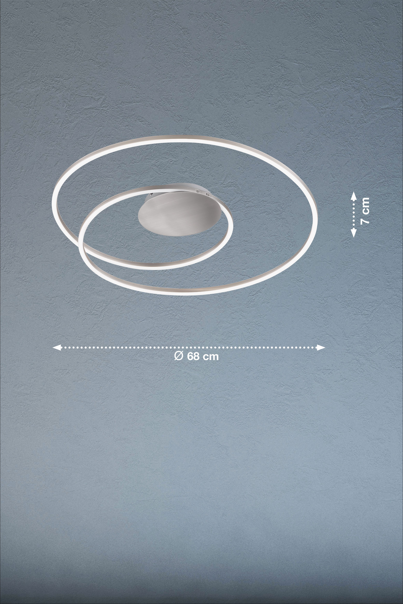 Fischer & HonselLED-Deckenleuchte 1flg
