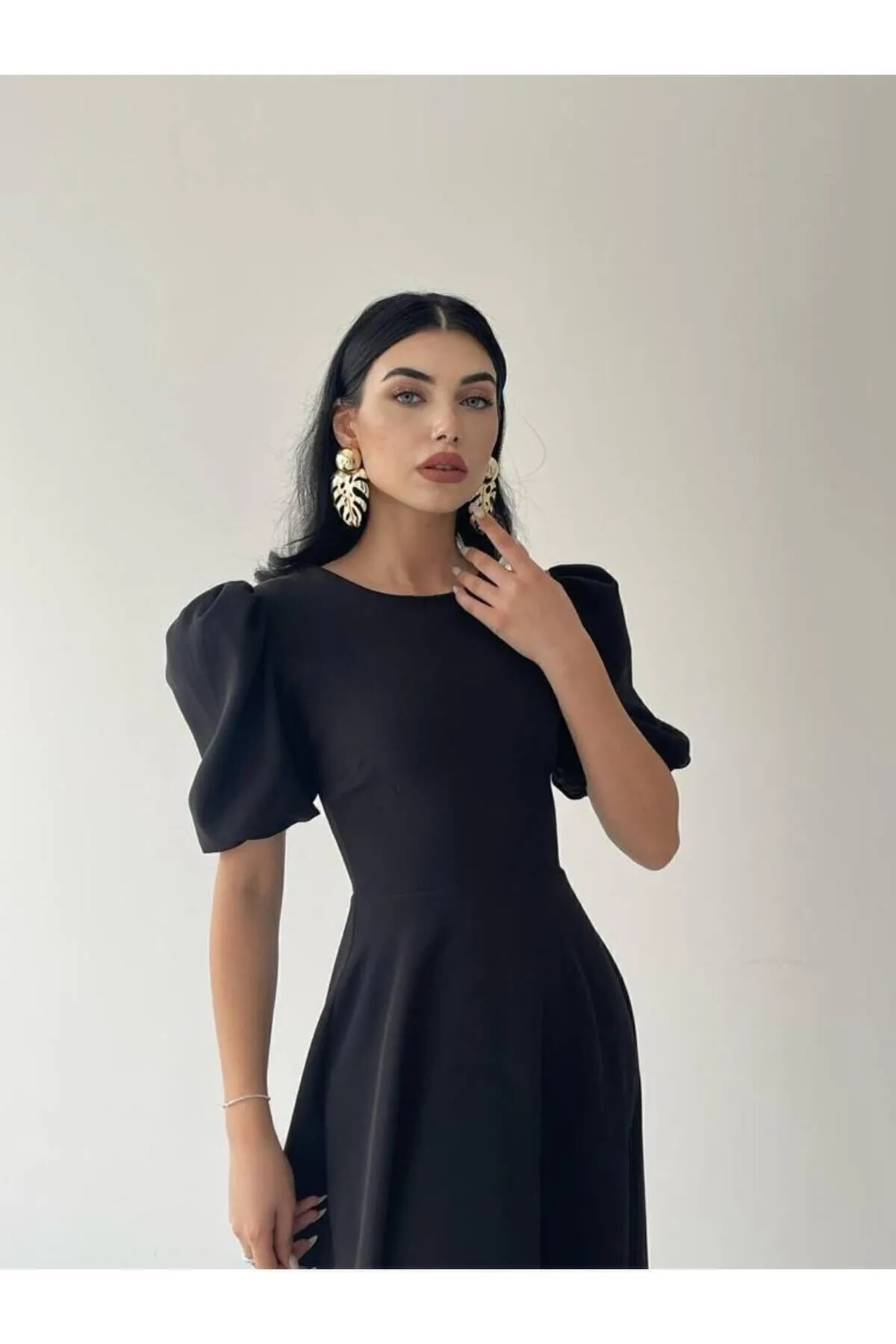 Afiş Butik  Kleid - Schwarz - A-Linie
