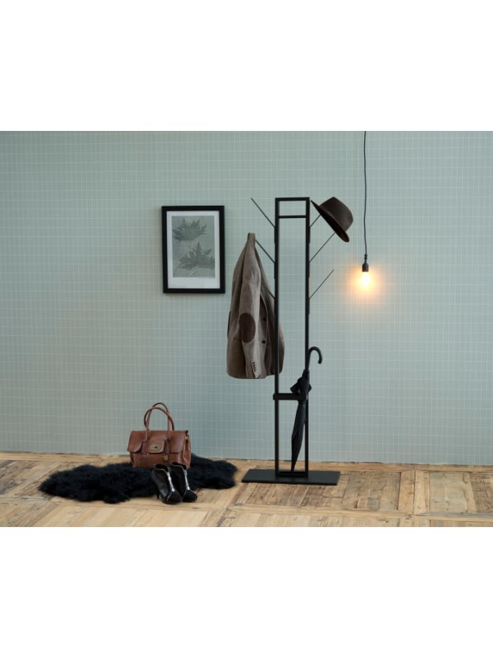 ebuy24 Garderobenständer Garderobenständer Schwarz 56 x 28 cm günstig kaufen onesize