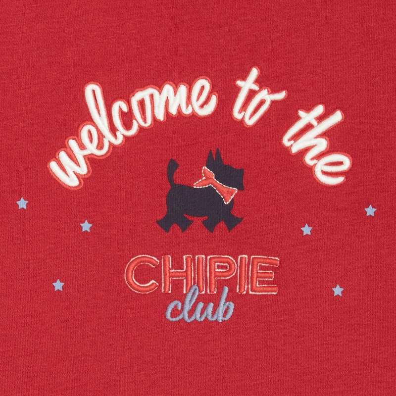 Sweat rouge Chipie fille