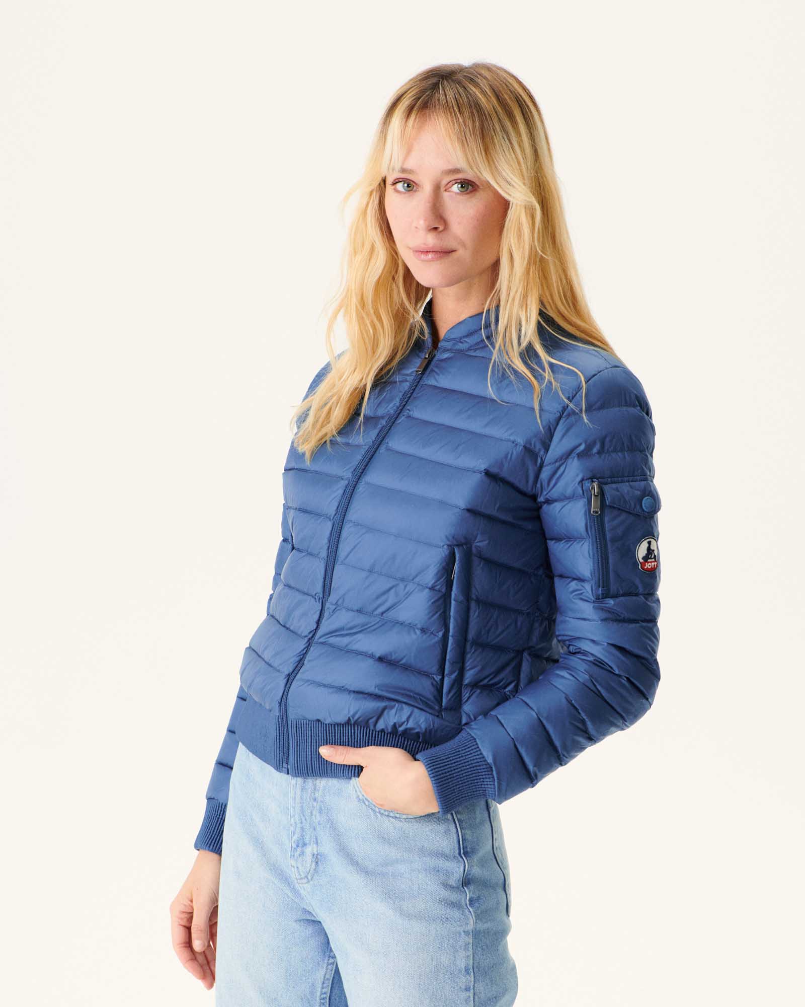 Doudoune légère Bleu jeans Emmy