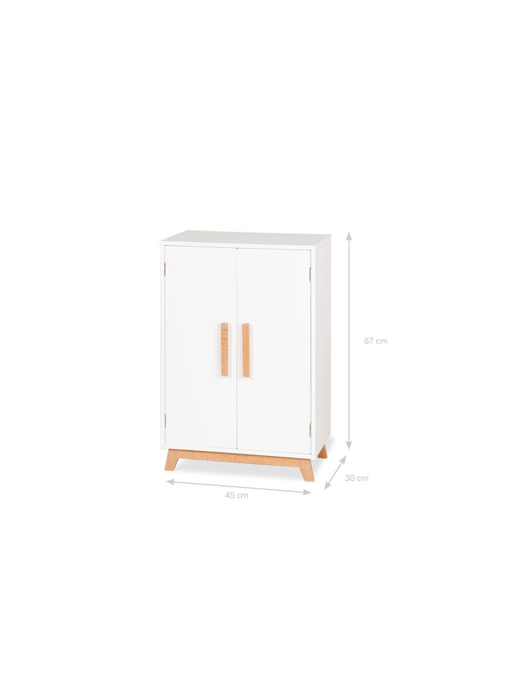 Pinolino 4-tlg. Puppenschrank 'Marit' in weiß günstig kaufen onesize