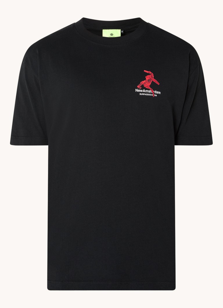 Nova majica Amsterdam Surf Association s logotipom i printom na poleđini