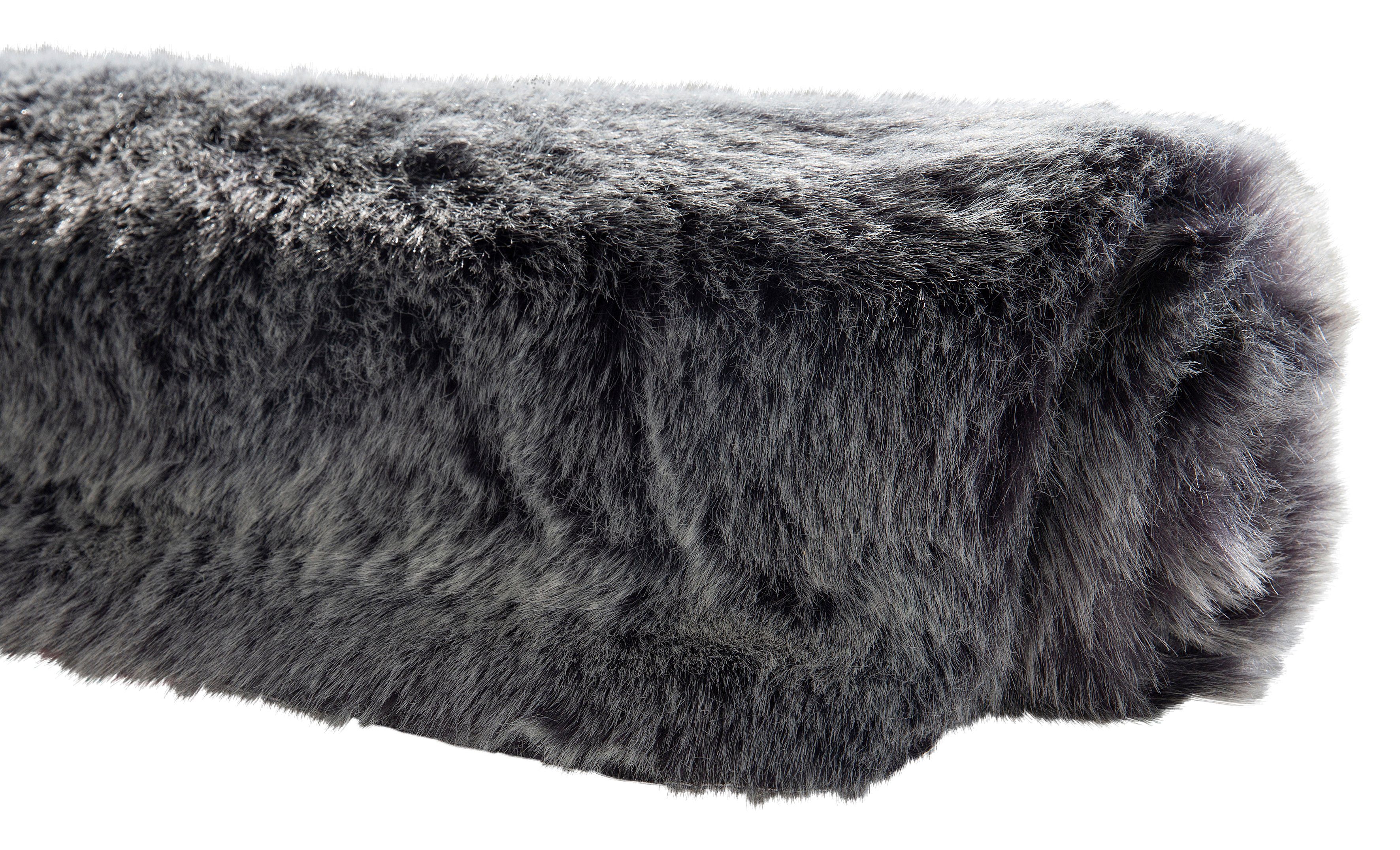 Badematte Fluffy Kleine Wolke, Höhe 50 mm, rutschhemmend beschichtet, fußbodenheizungsgeeignet, Polyacryl, rechteckig, Badteppich, Fell-Optik, Melange Design, rechteckig & rund erhältlich