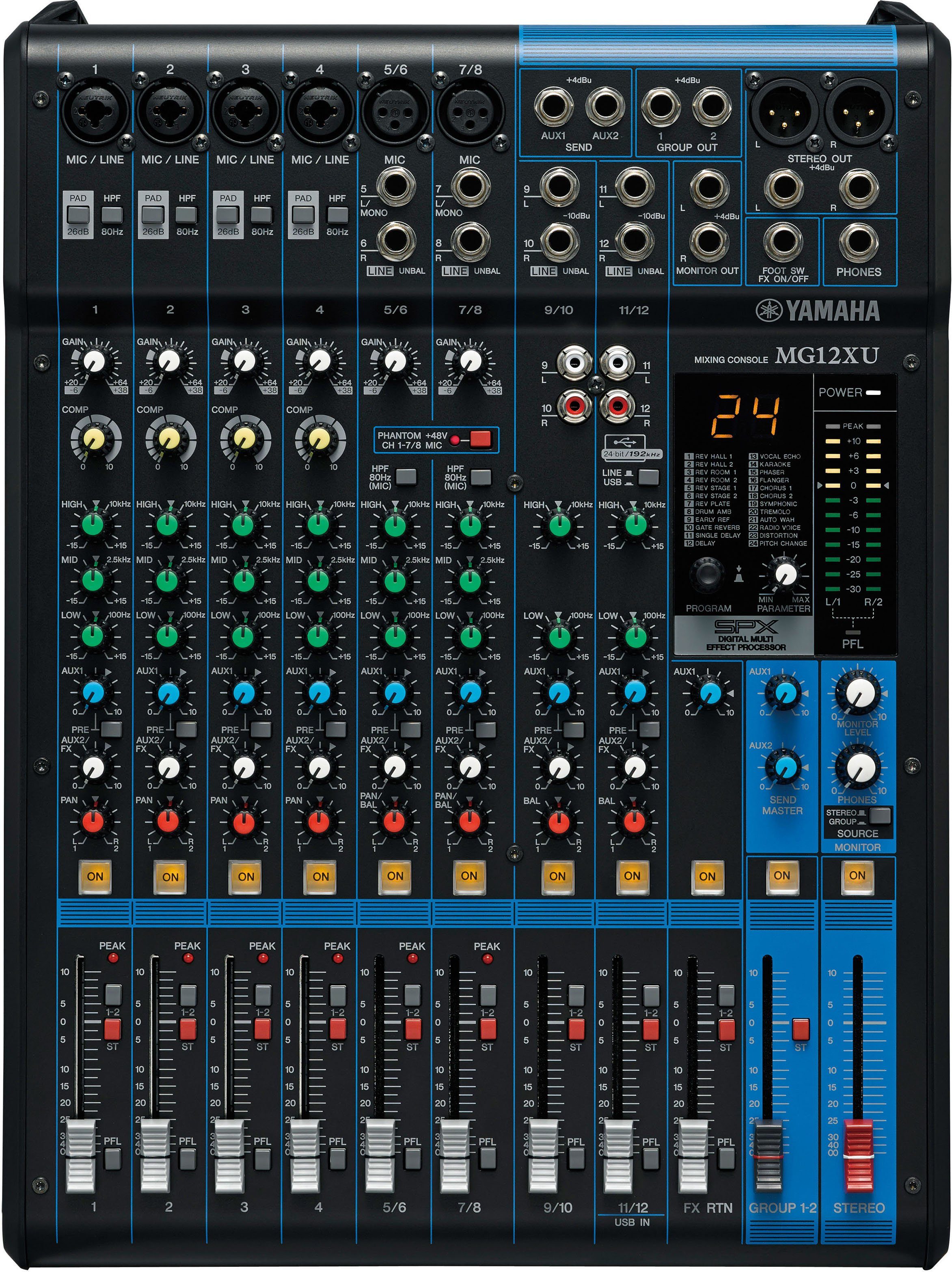 Yamaha Mischpult Mixing Console MG12XU