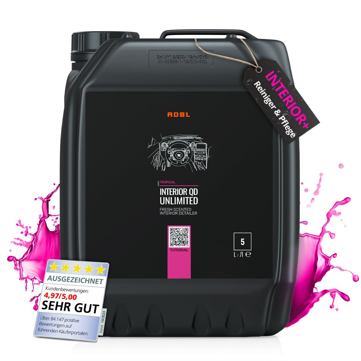 ADBL Interior QD Unlimited Kunststoffdetailer 5L
