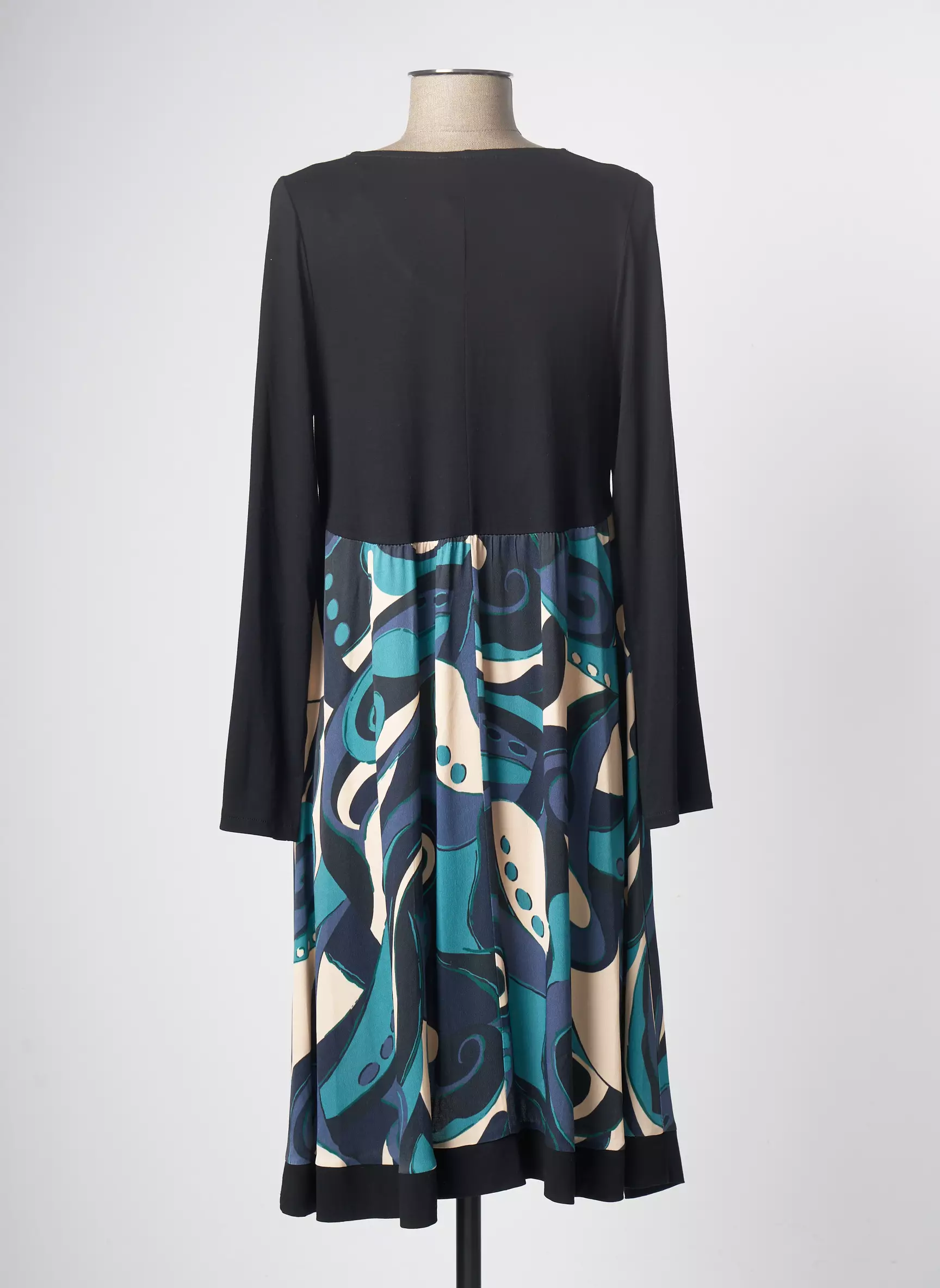 An Ii Vito Robes Mi Longues Femme couleur noir