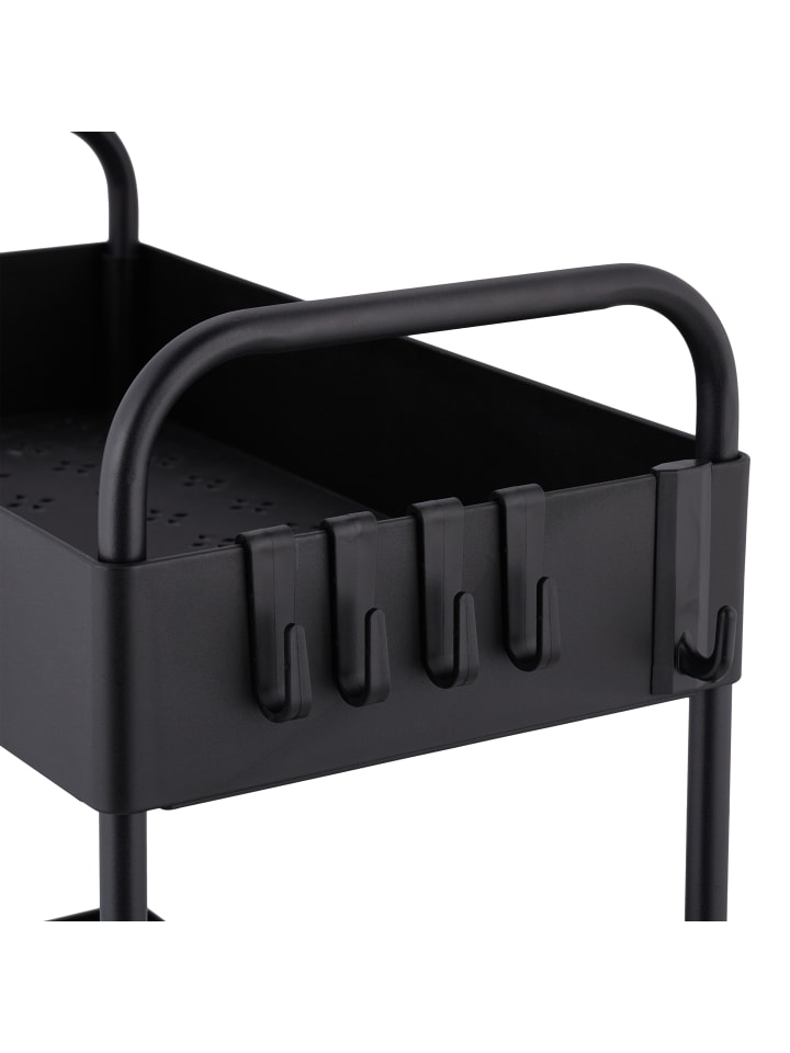 relaxdays Unter Waschbecken Regal in Schwarz - (B)22 x (H)42,5 x (T)40 cm günstig kaufen onesize