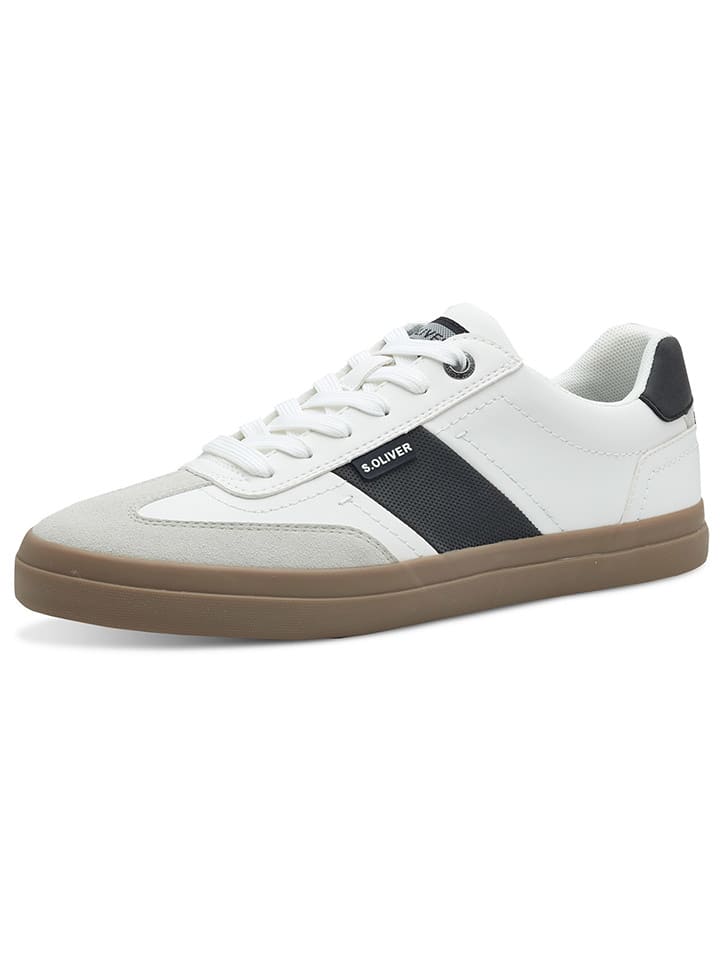 s.Oliver Sneakers in Weiß/ Schwarz günstig kaufen