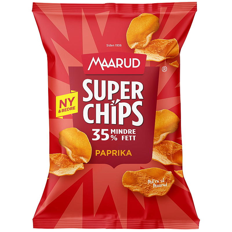 Maarud Superchips 130 g Paprika Maarud