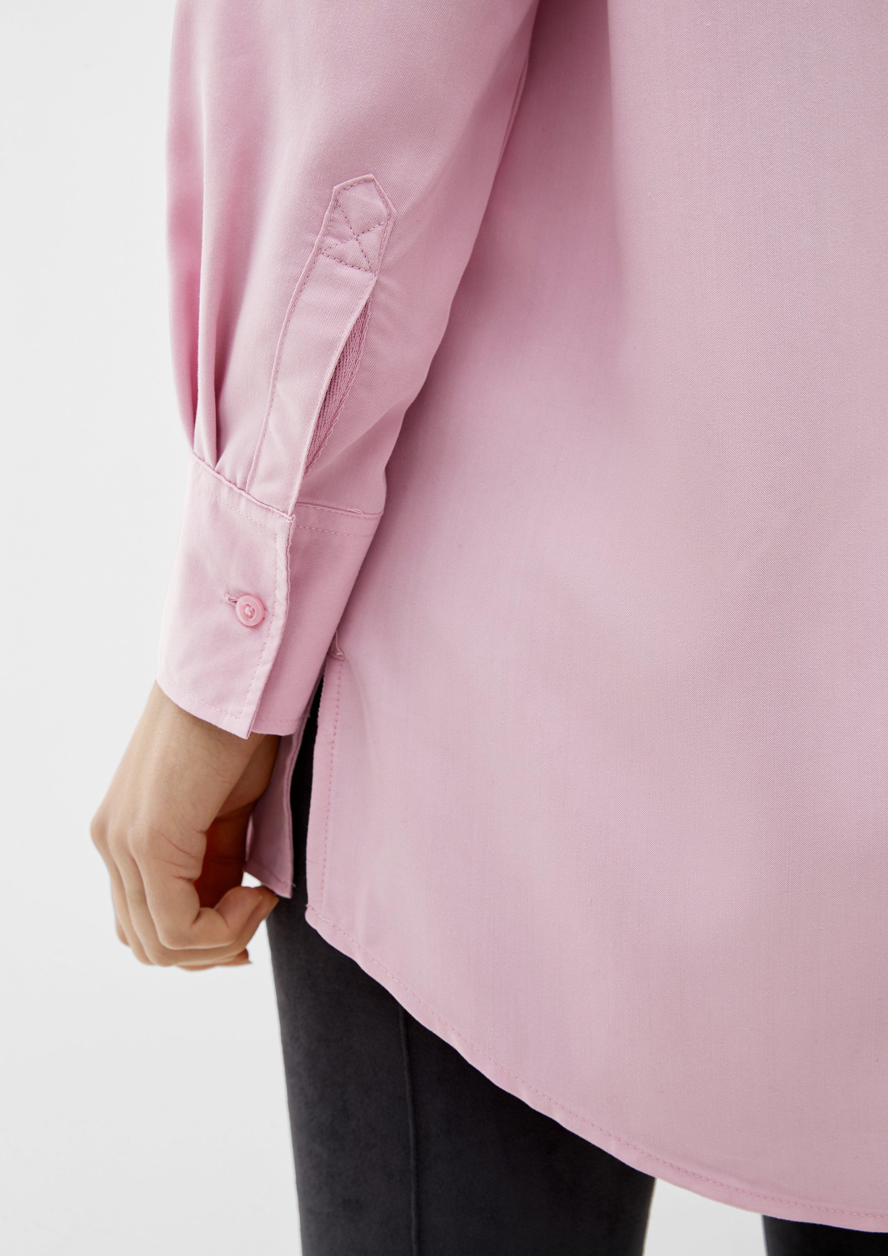 Twill-Bluse aus Viskosemix  2124829-4082